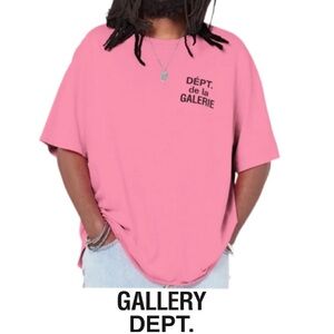 GALLERY DEPT. | French Graphic Tee Neon Flo Pink Summer Beach School
